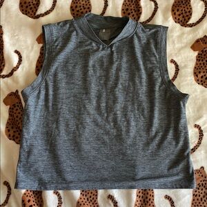 Calia By Carrie Underwpod Gray Sleeveless Women's Top